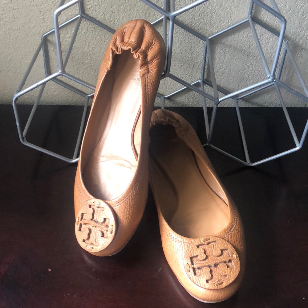 Tory Burch Reva Ballet Flat 9 good used condition